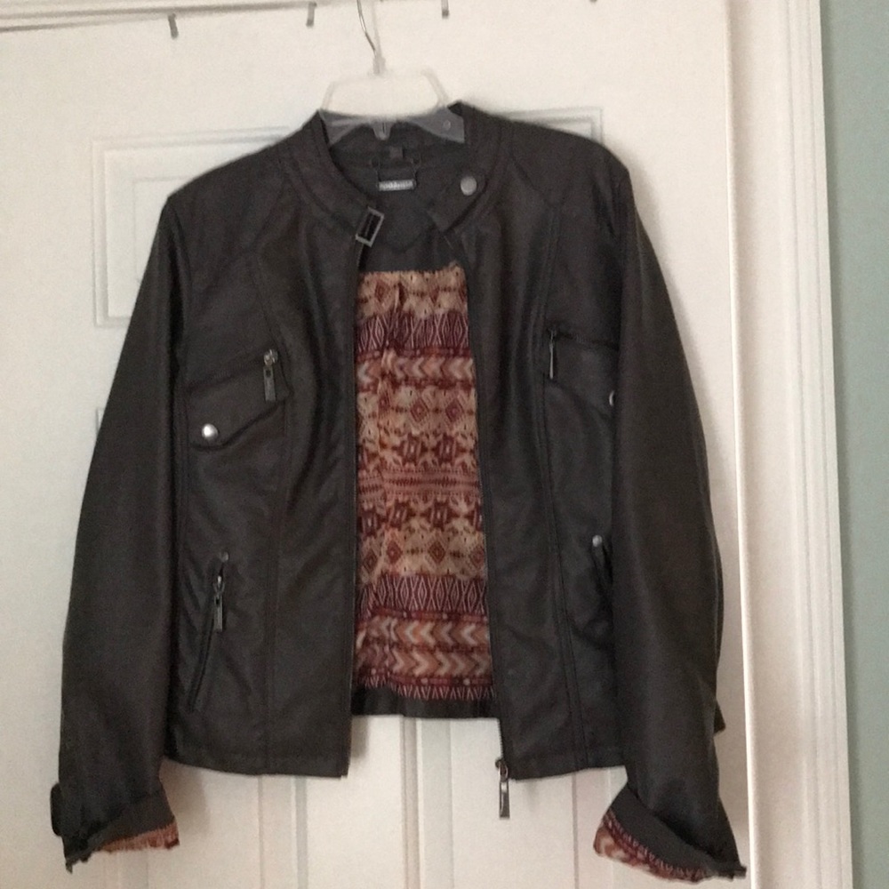 Leather Look Jacket